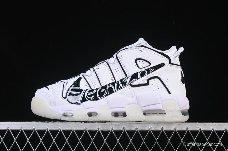 Nike Air More Uptempo Retro High-Top Basketball Shoes - DQ5014-100
