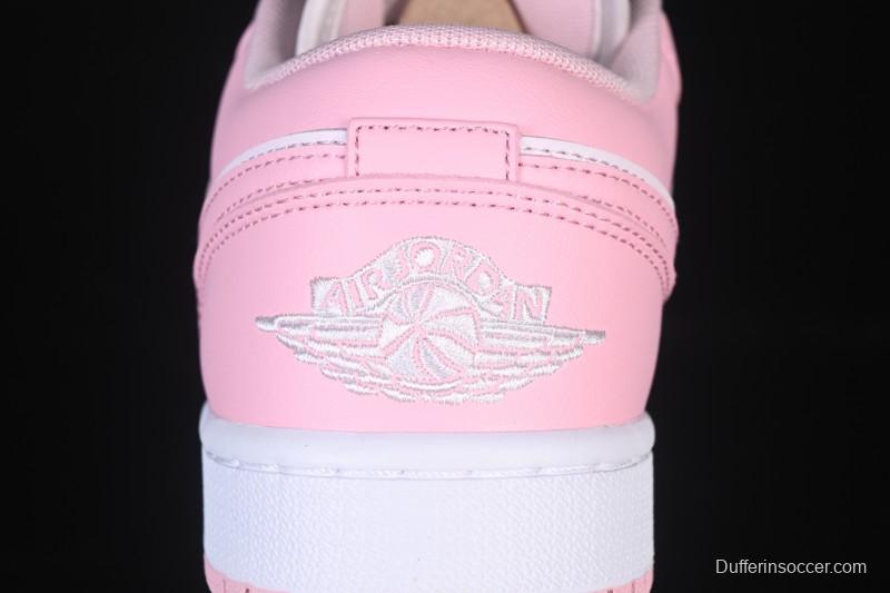 Nike Air Jordan 1 Low AJ1 Pearl Pink Low-top Casual Sneakers - 553560-614