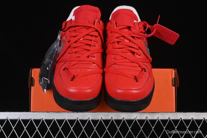 Nike Off White Air Force 1 '07 Low Casual Sports Sneakers - DD1876-600