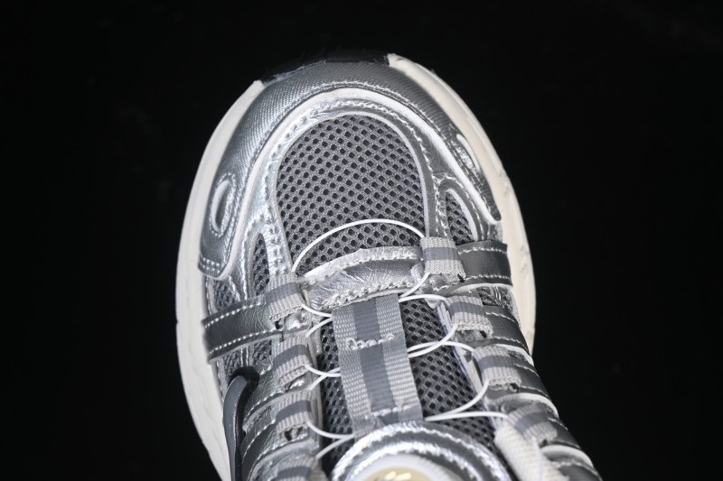 Nike P-6000 Retro Casual Sports Kids Shoes - Silver White Swoosh