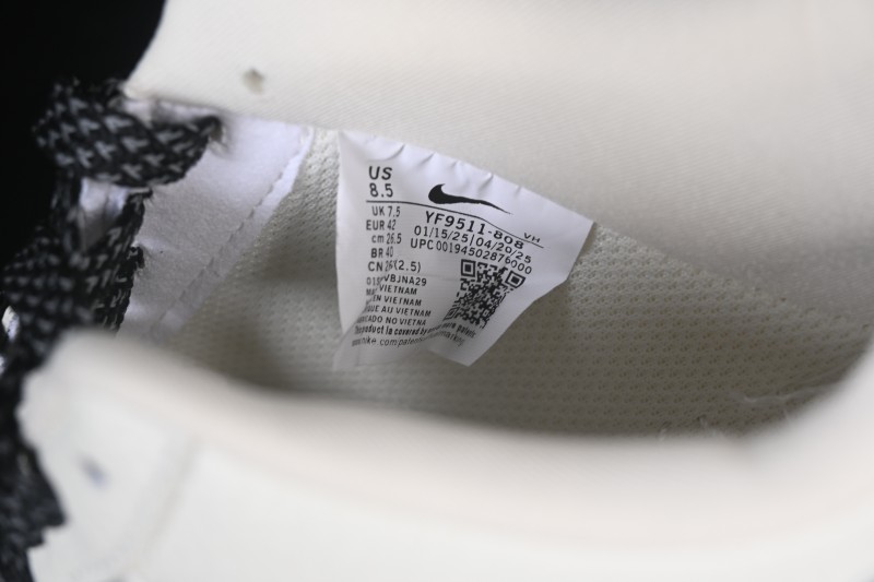 Nike Air Force 1'07 Low Gucci Collaboration White Gray Black Casual Sneakers - YF9511-808