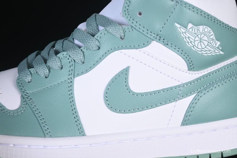 Nike Air Jordan 1 Mid Jade Smoke - BQ6472-138