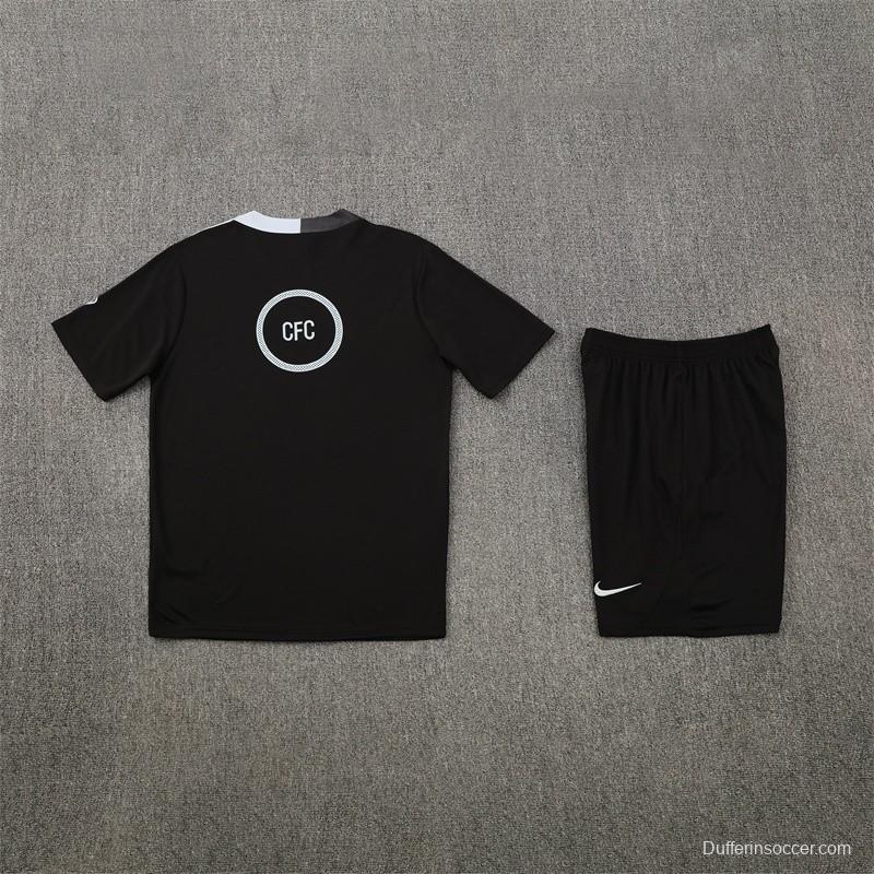 25/26 Chelsea Black T90 with XS Short Sleeve+Soccer Shorts