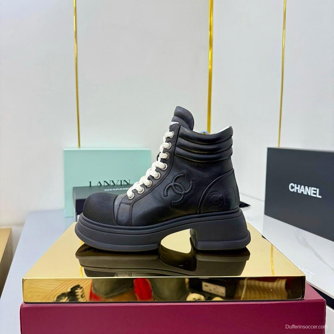 Chanel 2025 SS Short Boots Essential Fall Winter Heavy Duty Style - LY00400