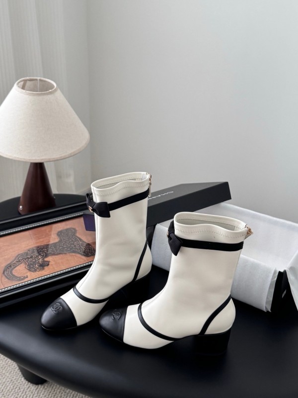Chanel 2025 SS New Bow Ankle Boots - LY00