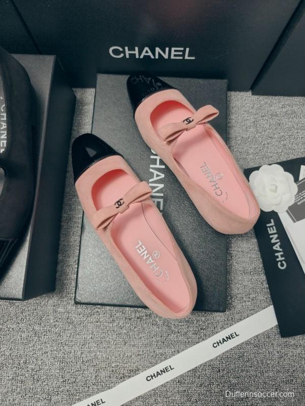 Chanel Classic Slingback Bow Flats - LY00290