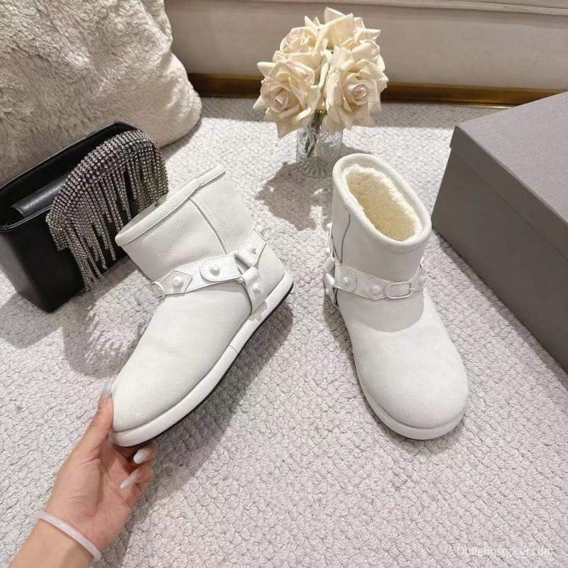 Balenciaga F022 Winter Wool Ankle Boots Snow Boots - F022