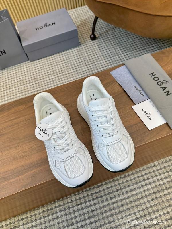 Hogan H-STRIPES Series Couple Thick Sole Dad Shoes Leisure Sneakers - LY00370/LY00380