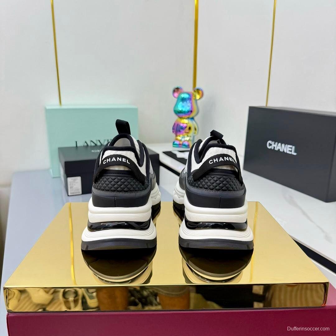 Chanel 2025/SS Panda Loafers Casual Sneakers - LY00360