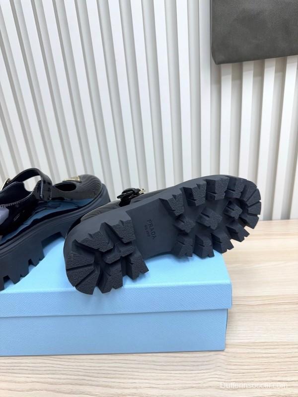 Prada 2025 SS Platform Mary Jane Shoes - LY00300