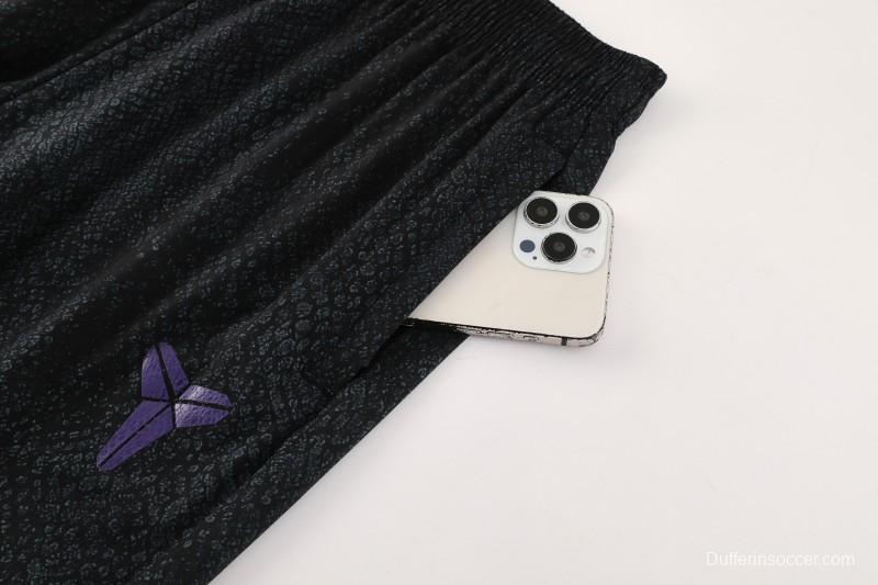 25/26 Barcelona Black S-3XL Half Zipper Jacket+Long Pants