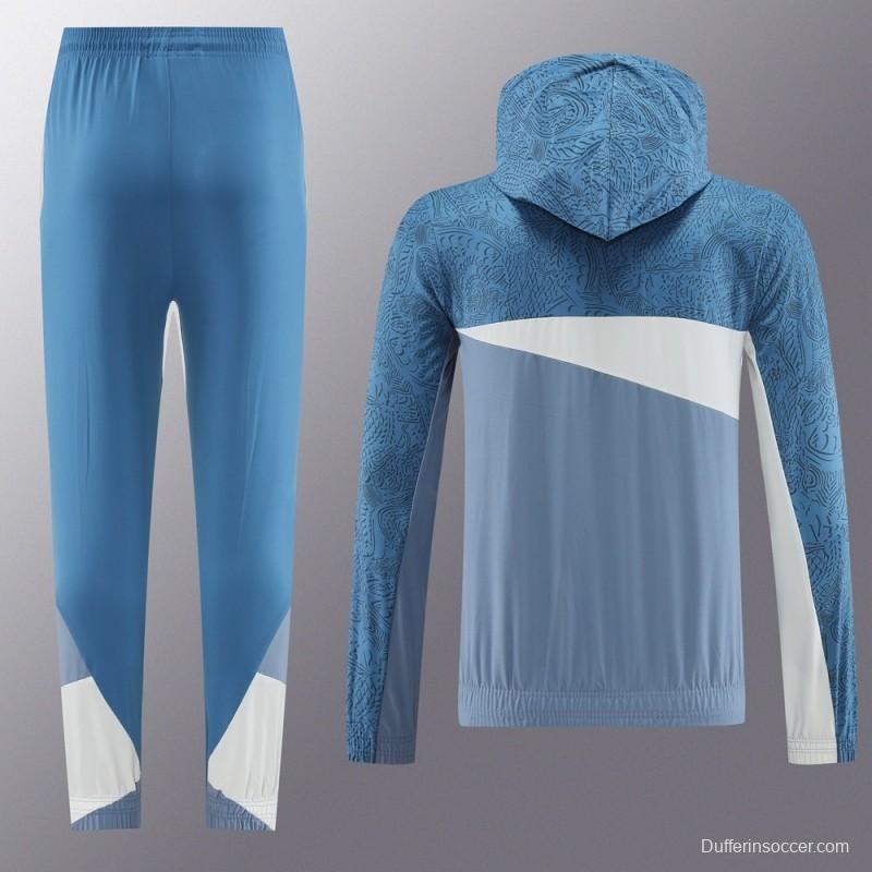 25/26 Olympique Marseille Half Zipper Jacket+Long Pants S-2XL