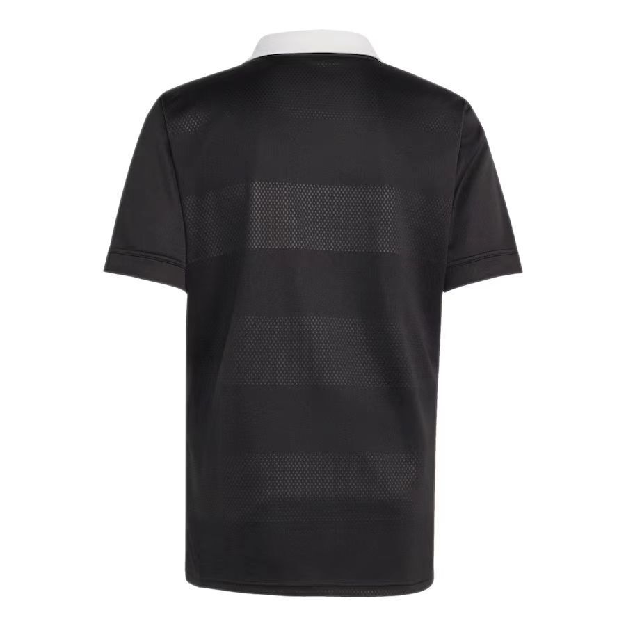 2026 New Zealand All Blacks Black with White Collar Jersey