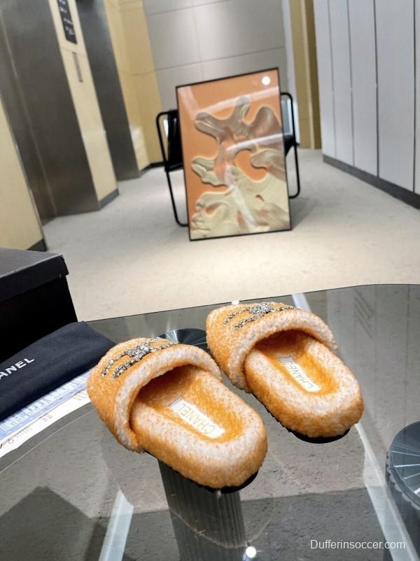 Chanel 2025 SS New Wool Slippers Soft Wool - LY00280