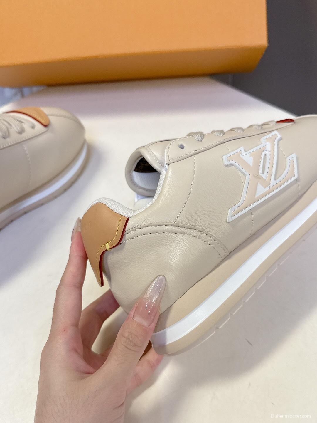 Louis Vuitton LV x Pharrell Williams Runway Platform Sneakers Retro Running Shoes - KFY00380