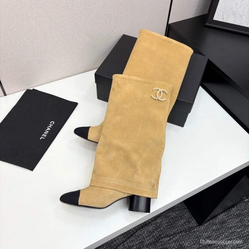 Chanel 2025/SS Small Fragrance Ankle Boots Essential Fall Winter Item - LY00480