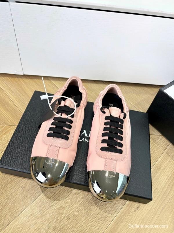Prada 2025/SS Metal Toe Thin Sole Training Shoes Casual Shoes - LY00280