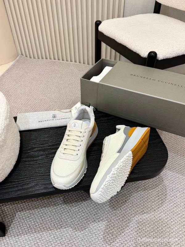 Brunello Cucinelli Casual Sneakers with Seasonal Colors and Leather Lining - KFY00320