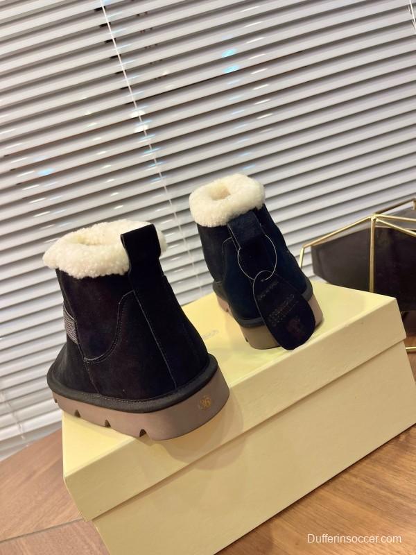 Brunello Cucinelli Winter New Snow Boots Sheepskin Buns Boots - AS00350