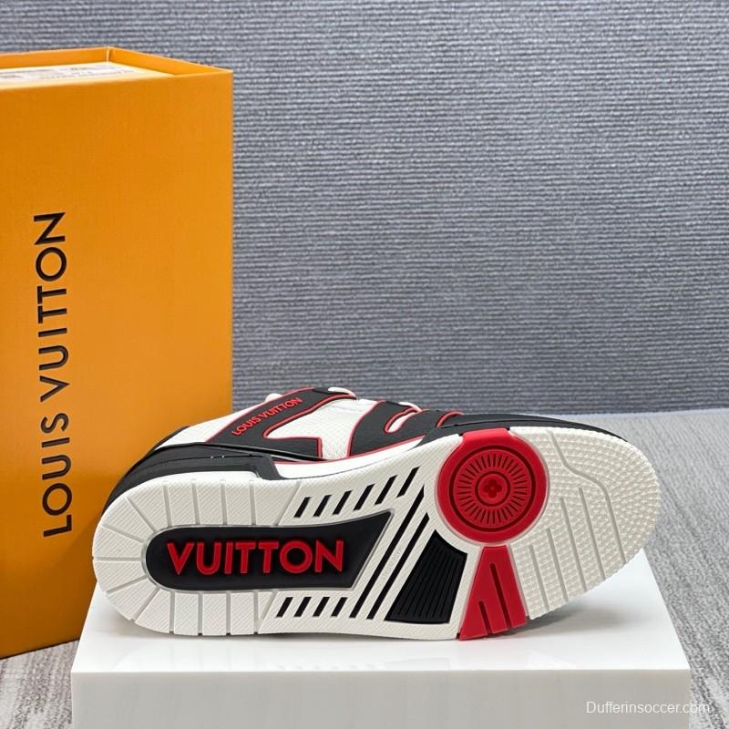 Louis Vuitton Trainer Sneaker Low 2025 SS New Colorway Couple Style Casual Sports Basketball Shoes - LY00400