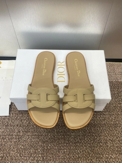 Dior D-Club Jelly Color Hollow Layered Cross Strap Women's Sandals - KFY00280