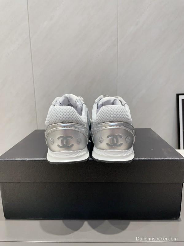 Chanel Silver Horn King II Casual Series Sports Shoes - KFY00330