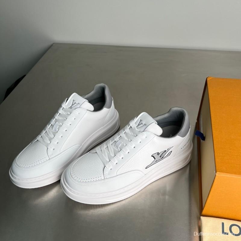 Louis Vuitton Beverly Hills Low-Top Fashion Sneakers Men's Shoes - YC