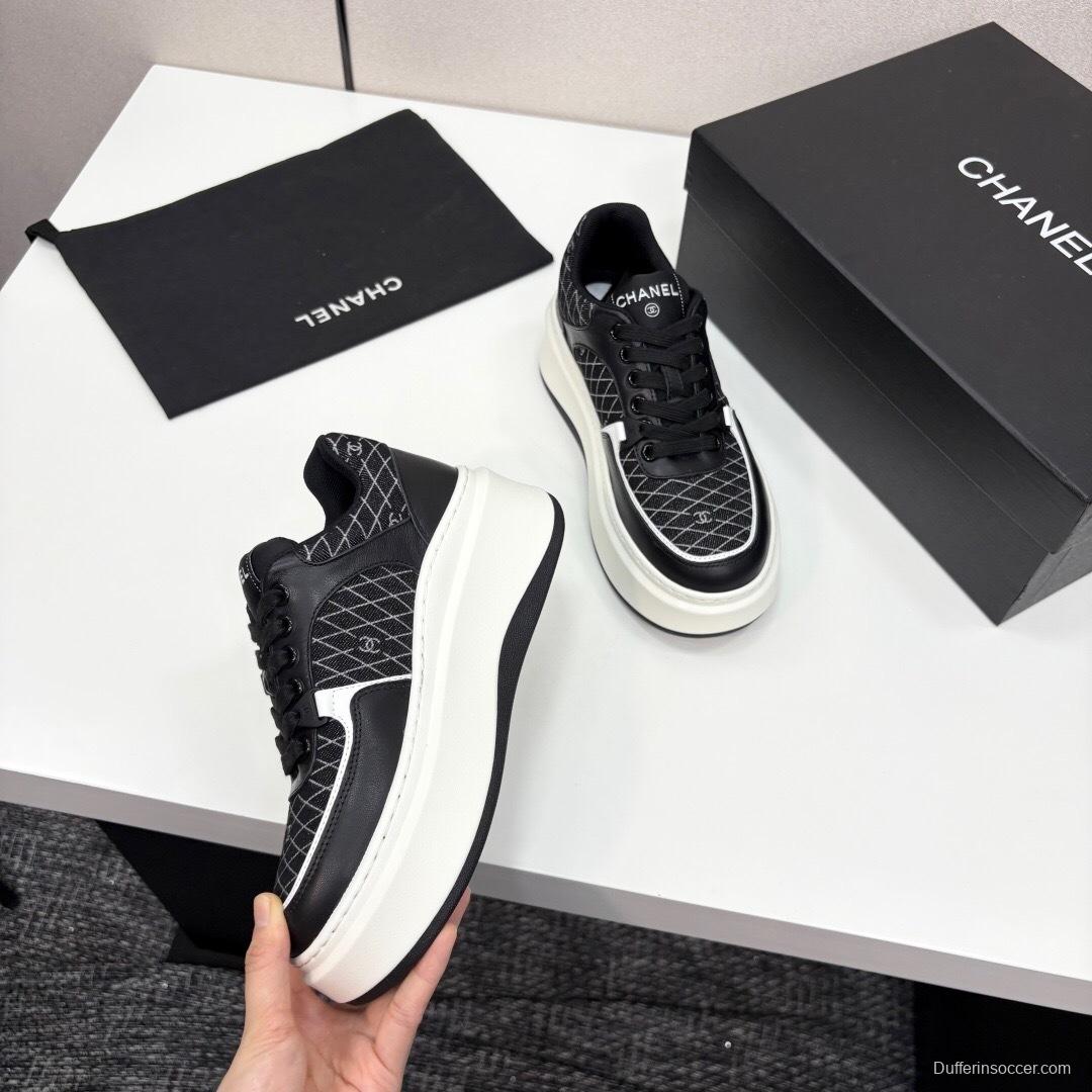 Chanel 2025 SS Panda Casual Sneakers - LY00340
