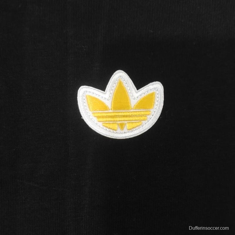 25/26 Adidas x AS Roma Retro  Embroidered Logo Hoodie 9 Colors