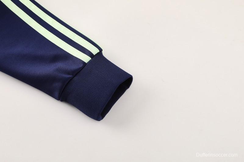25/26 Ajax Amsterdam Navy Blue Full zipper Jacket Tracksuit+ long pants