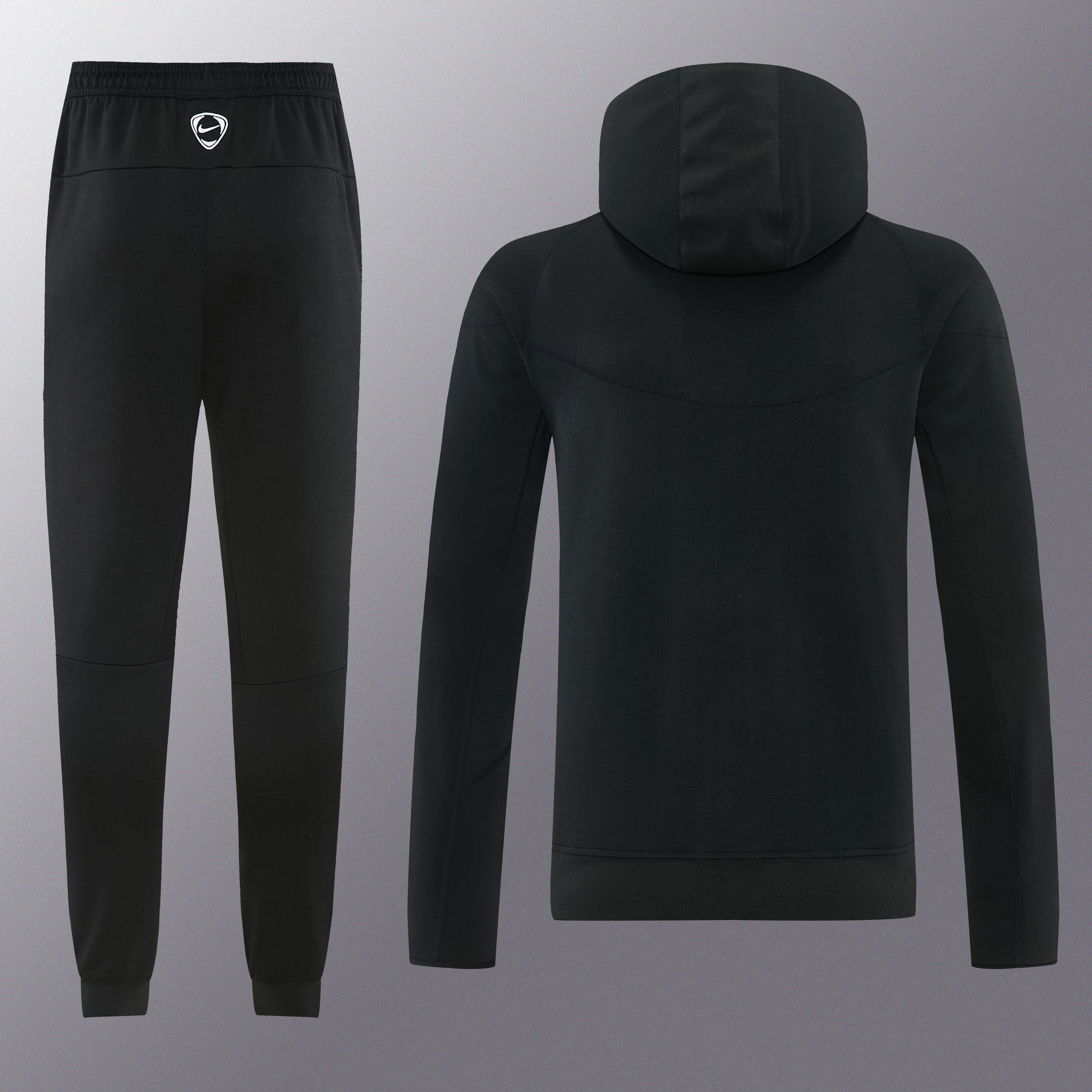 25/26 Chelsea Black Full Zipper Hoodie Windbreaker + Long Pants