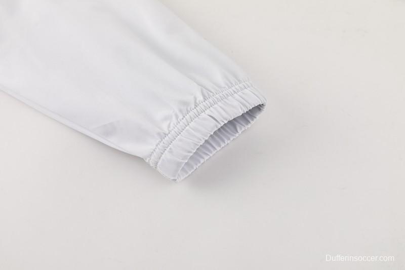 2026 Italy Green Hoodie Full Zipper Windbreaker + Long Pants