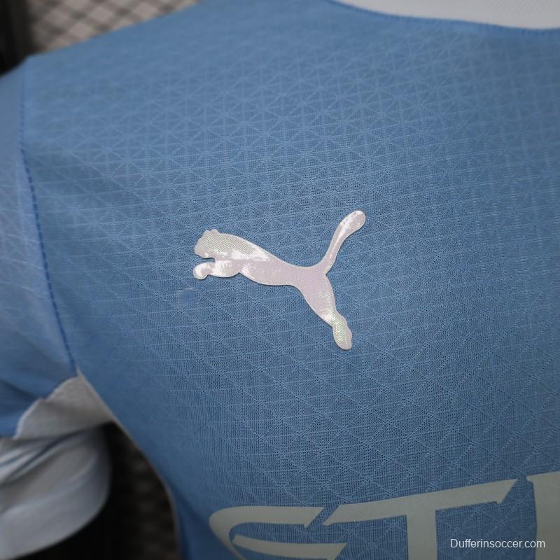 Player Version 26/27 Manchester City Sky Blue with White Side Panel Home Jersey