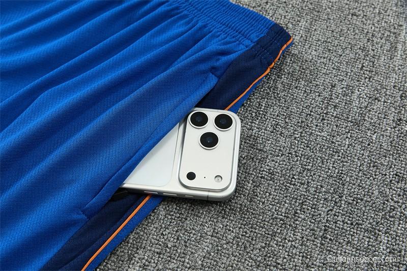 2026 France Blue & Orange Short Sleeve+Soccer Shorts
