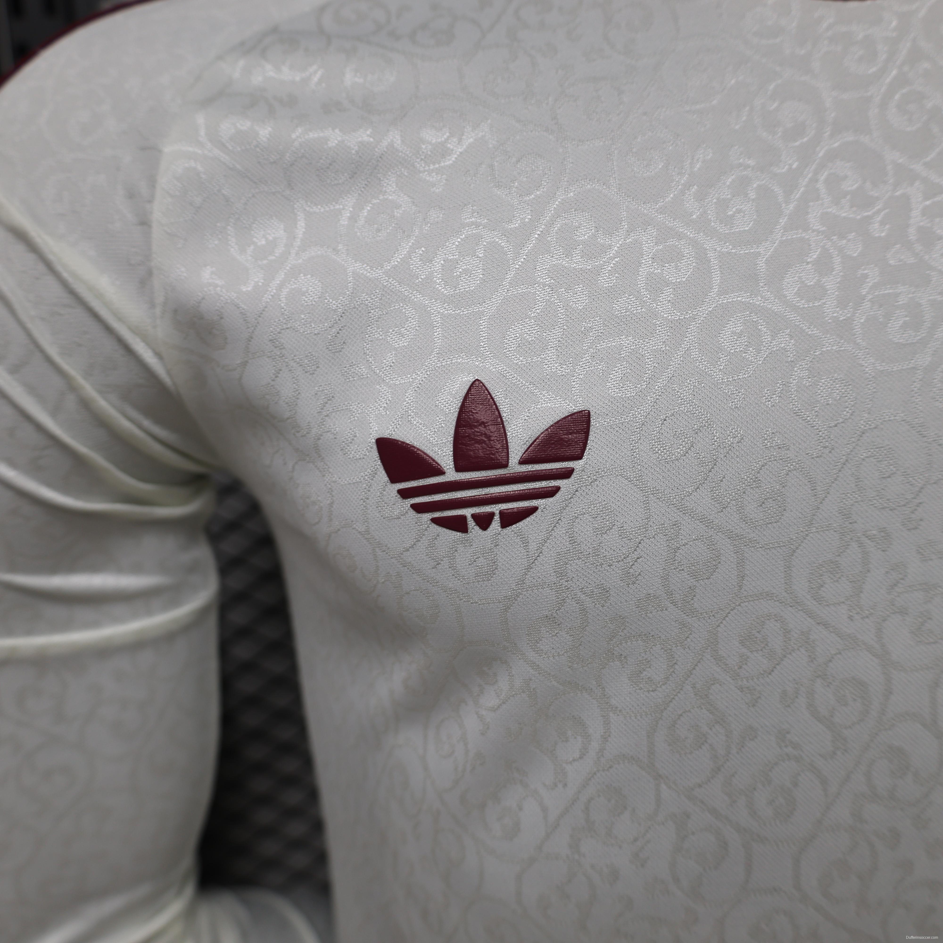 Player Version 26/27 Spain Away  White Long Sleeve Jersey