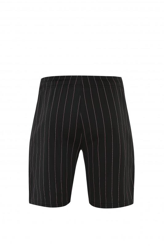 2026/27 Inter Miami CF Black Pinstripe Short Sleeve+Soccer Shorts