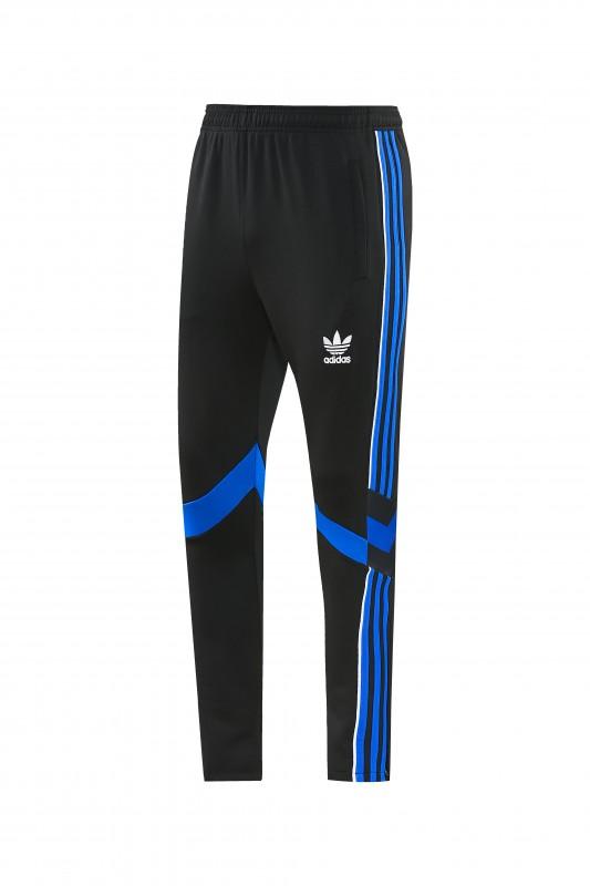 2026/27 Adidas Originals Black & Royal Blue Full Zipper Jacket Tracksuit + Long Pants