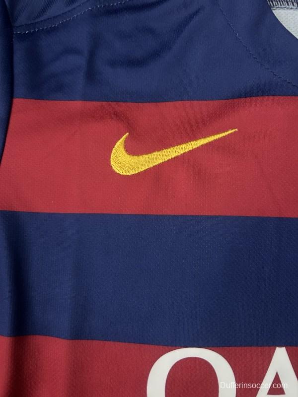 Retro Kids 15/16 FC Barcelona Home Jersey