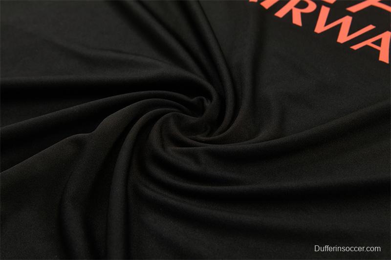 Player Version 26/27 Paris Black Half Zipper Jacket+Long Pants