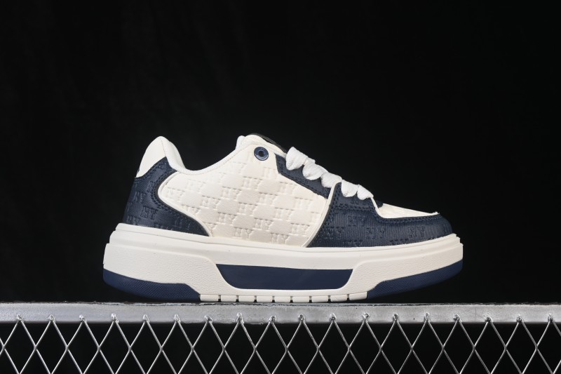 MLB Chunky Curve Liner New York Yankees Thick Sole Casual Running Shoes - 3ASXM066N50NYS