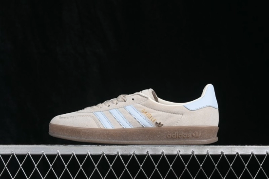 Adidas Originals Gazelle Indoor Retro Skateboarding Shoes with Suede Upper and Rubber Sole - JR2432