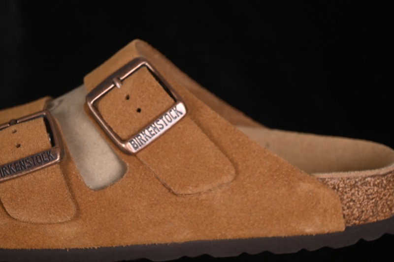 Birkenstock Arizona Soft Footbed Sandals with Sheepskin Lining and Cork-Latex Sole - 1009526