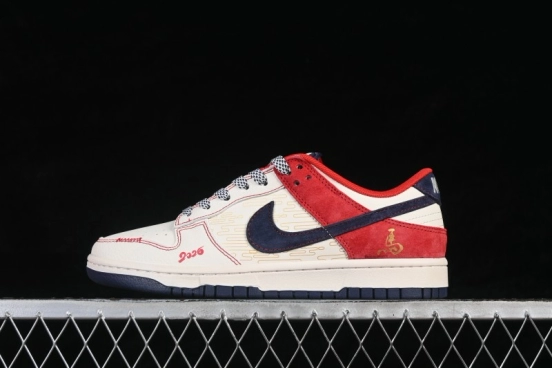 Nike SB Dunk Low Year of the Horse Premium Custom Low-Top Skateboarding Shoes - QW5288-112
