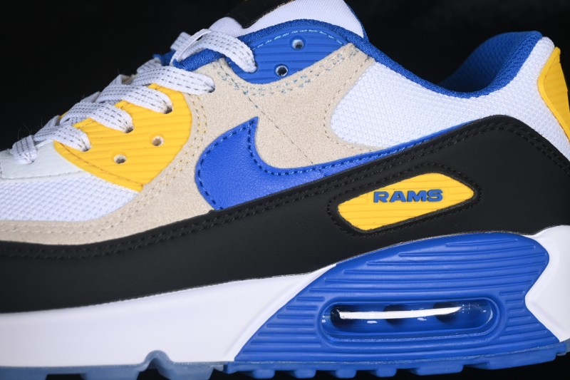 Nike Air Max 90 Retro Running Shoes with Air Cushioning - II7587-100