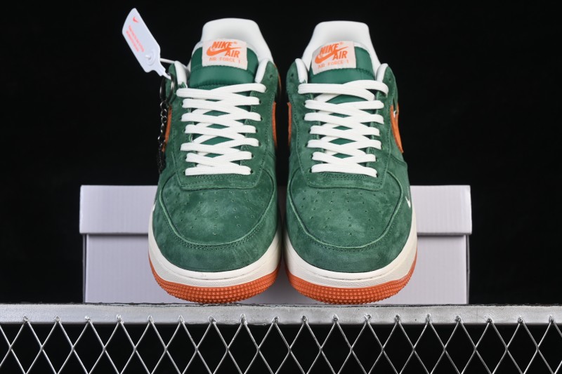 Nike Air Force 1 '07 Low Casual Sneakers with Premium Leather and Air-Sole Cushioning - DF0188-121