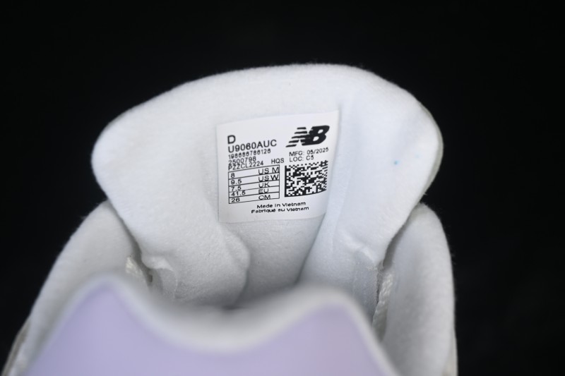 New Balance 9060 Retro Running Shoes with ABZORB Cushioning and Suede Overlays - U9060AUC