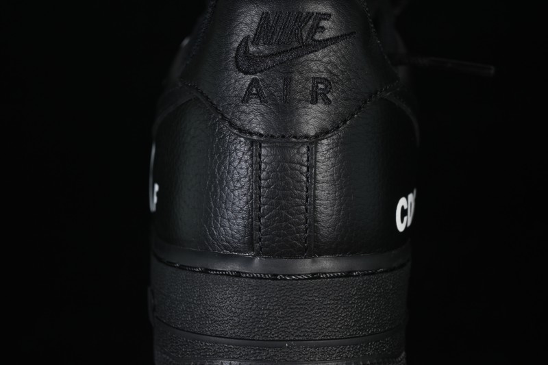 Nike CDG x Air Force 1 '07 Low Collaborative Sneakers with Full-Grain Leather Upper - IB9949-001