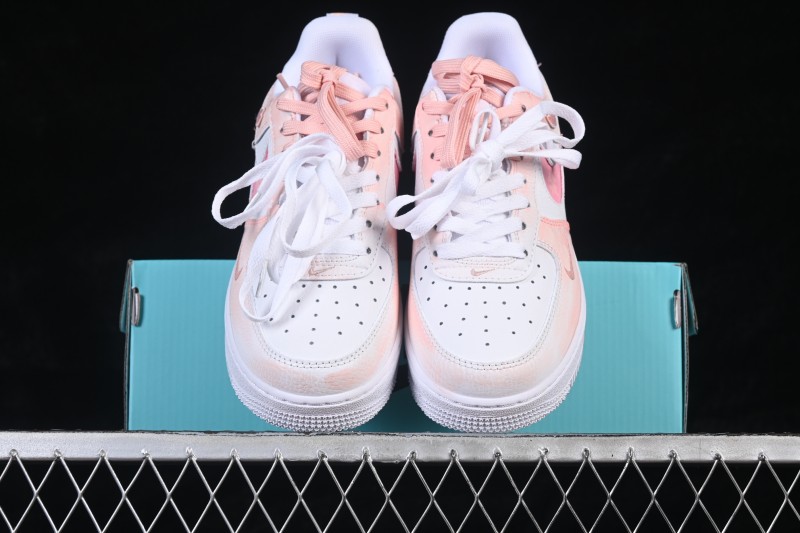 Nike Air Force 1 '07 Low Spring Wild Cherry Prelude Hand-Painted Casual Sneakers - FB8971-007