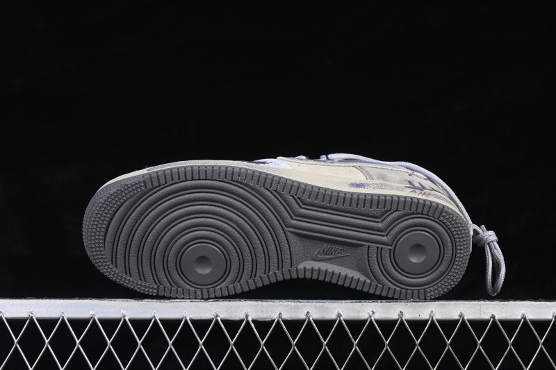 Nike Air Force 1 '07 Low Hand-Painted Band-Aid Sneakers with Retro Distressed Leather - YD2425-066