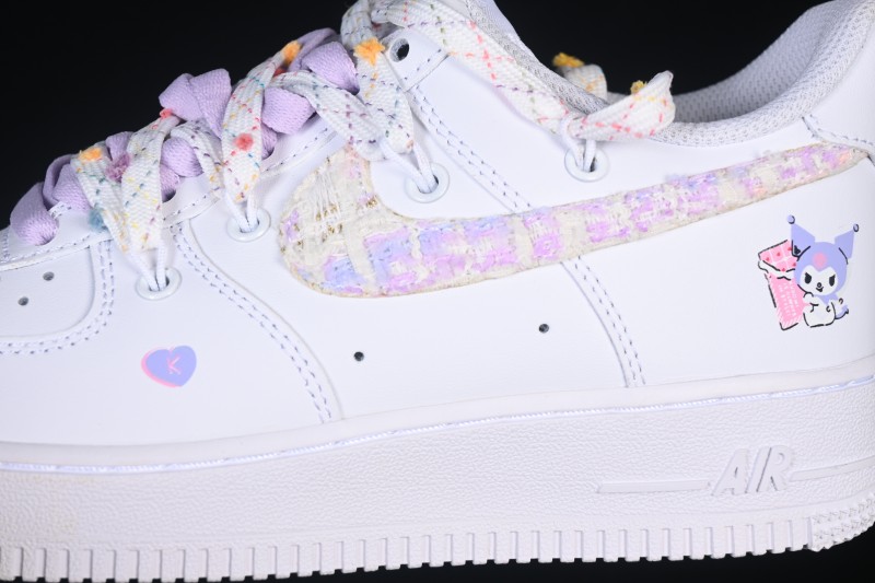 Nike Air Force 1 '07 Low Kuromi Casual Skateboarding Shoes - DC9999-556